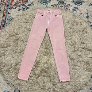 Baldwin karlie high rise skinny pink jeans size 29